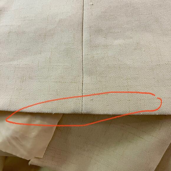 Vintage 1970s Primrose Yellow Trench Coat Button Up Size S No Belt Lorendale - Picture 15 of 16